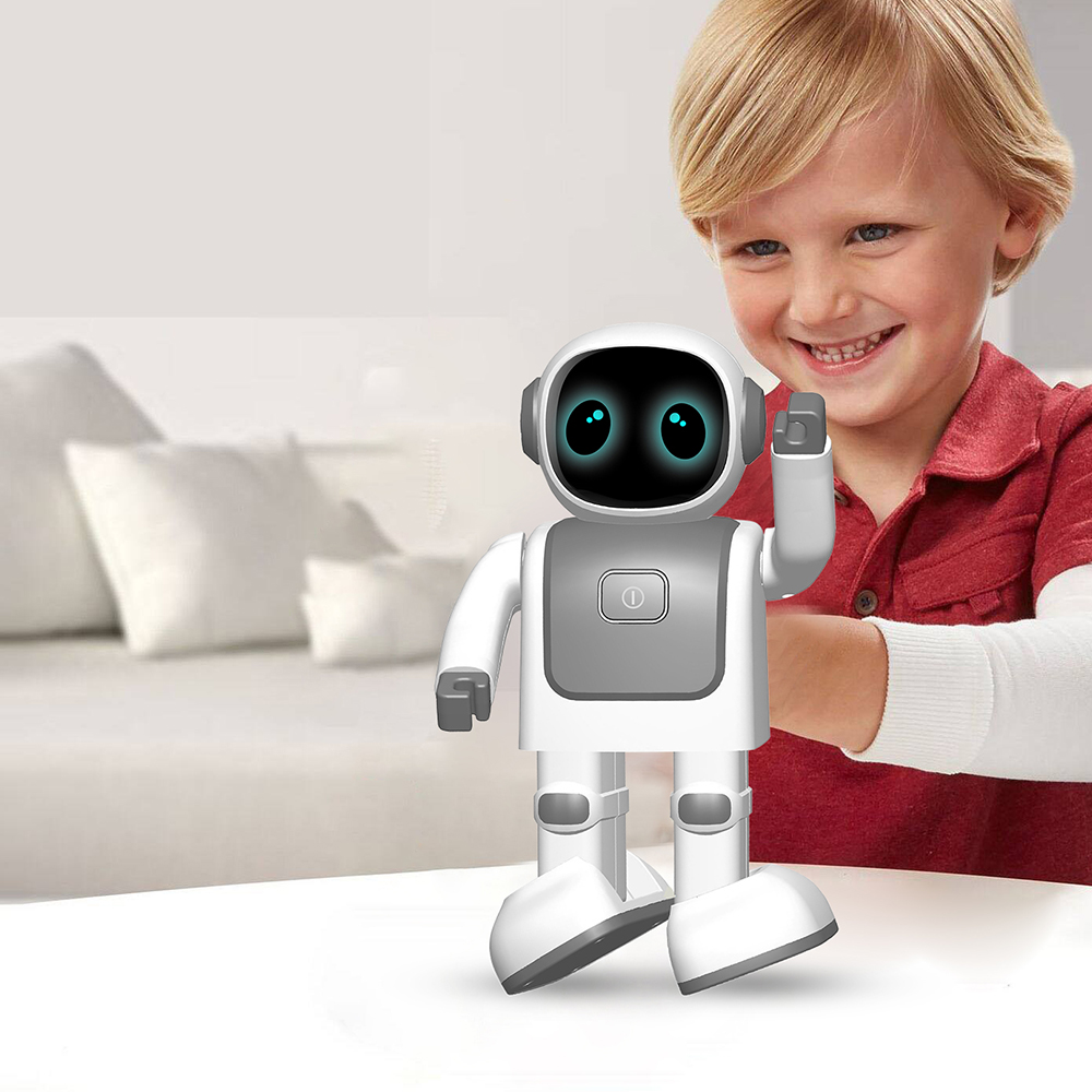 Android Design Programmable Toy Robot Smart Kids' Small Humanoid Voice Remote Control Features Coding Dancing Talking Abilities