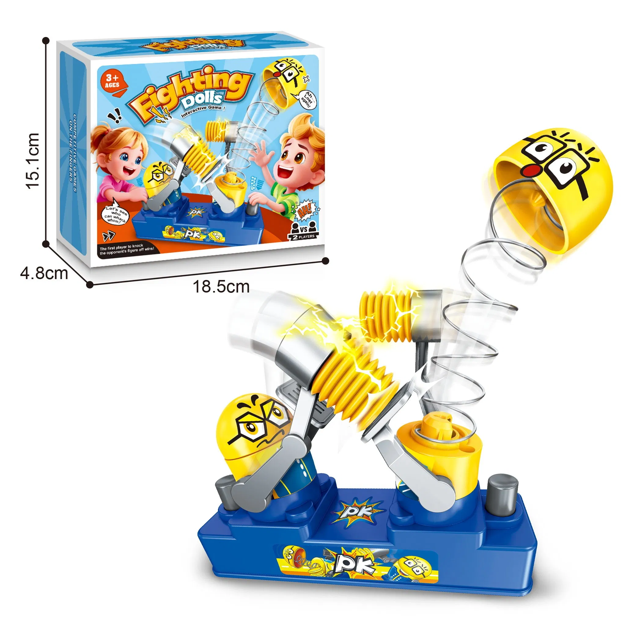 Factory Wholesale Two-Player Fighting Dolls Battle Game Kids Educational Interactive Desktop Duel Toy for Family Party Age 3+