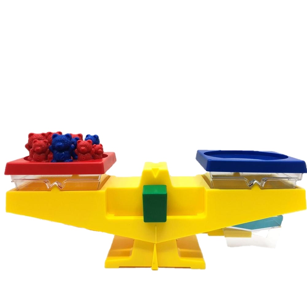 Education Math Junior Balance Scale with Math Bear Weights Toy for Kids
