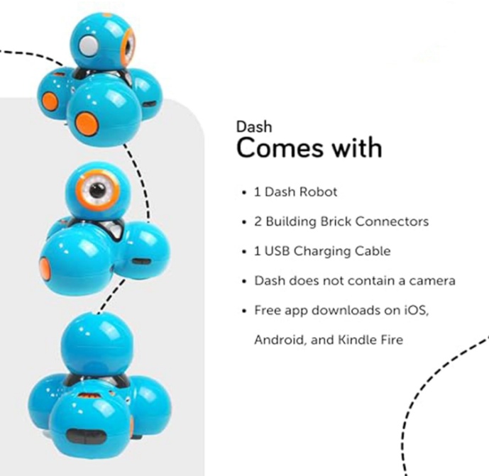 Interactive Coding Robot for Kids 6+ Voice-Activated STEM Smart Toy Educational and Programmable