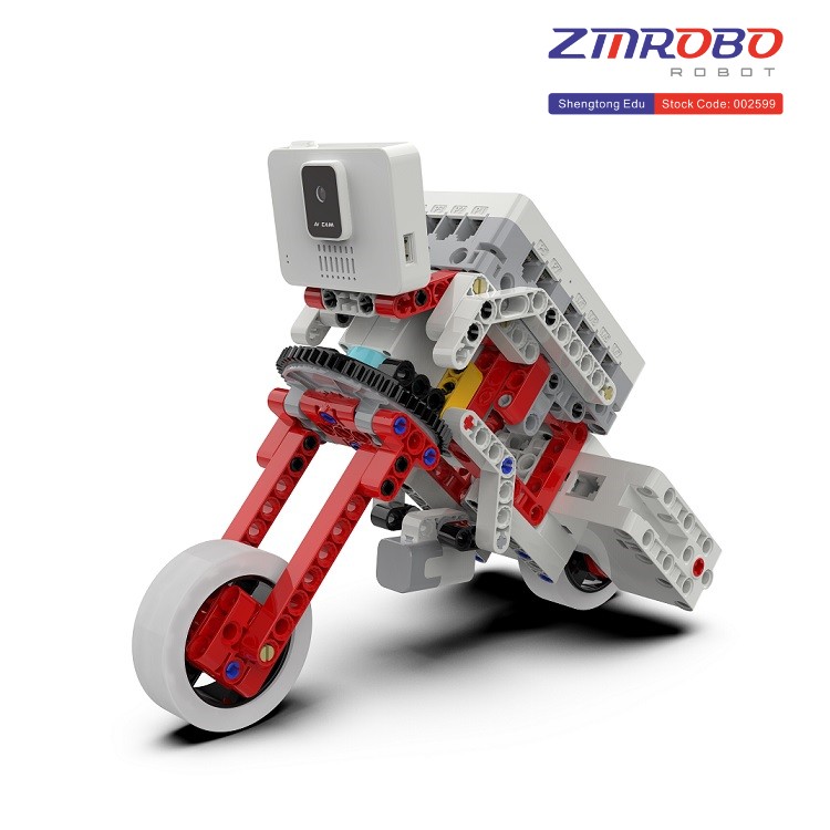 ZMROBO Storm E V 3 Science Experiment Robot Kits-EN71 Certified Lithium Battery DIY Assembly Kit Cartoon Design Technology