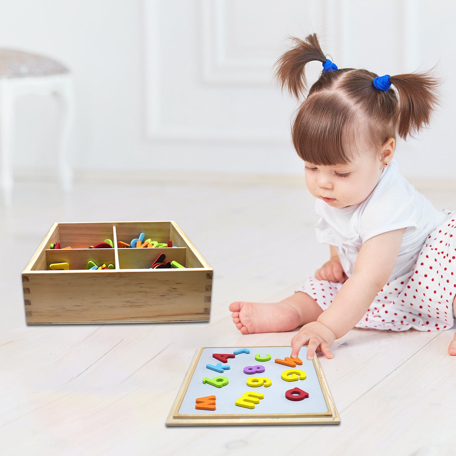 Magnetic EVA Alphabet Learning Toy Set