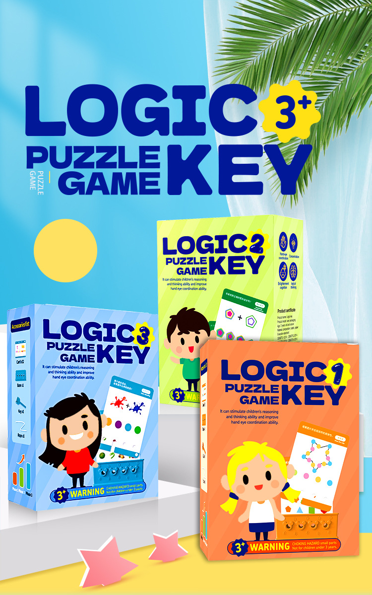 Montessori Logic Key Puzzle Game Detail 2