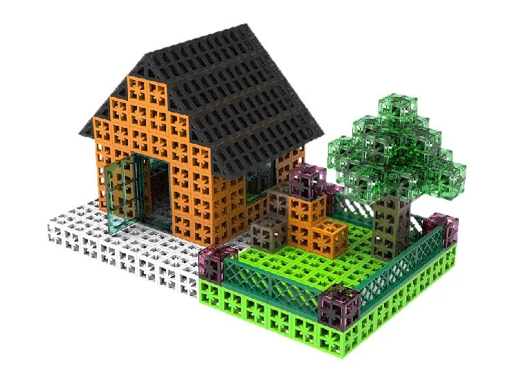 High Quality ABS Cube Building Block Toys for Kids Construction Creative Stem Toys