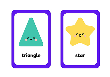 Custom Shapes Flashcard