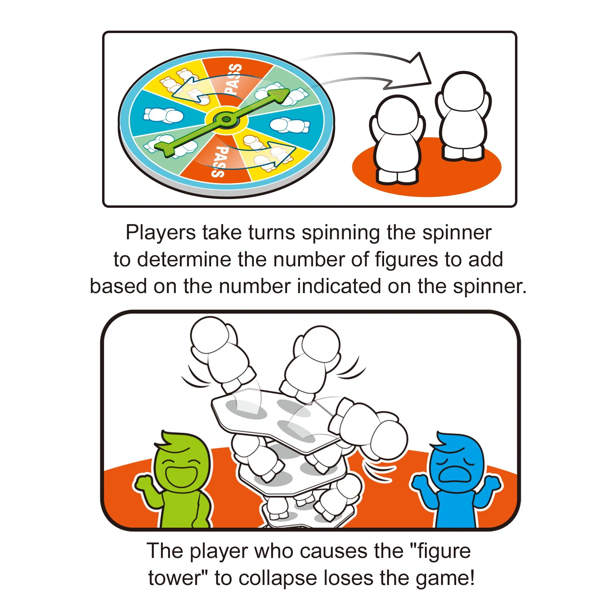 Bulk Wholesale Toy Manufacturer Yellow Duck Stacking Game Kids Educational Interactive Desktop Toy for Children Family Play