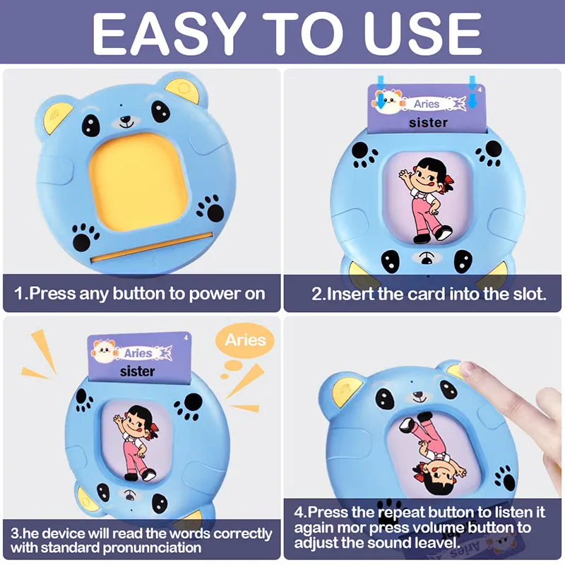 Toddler Learning Flash Card Set - Educational Toys for Kids