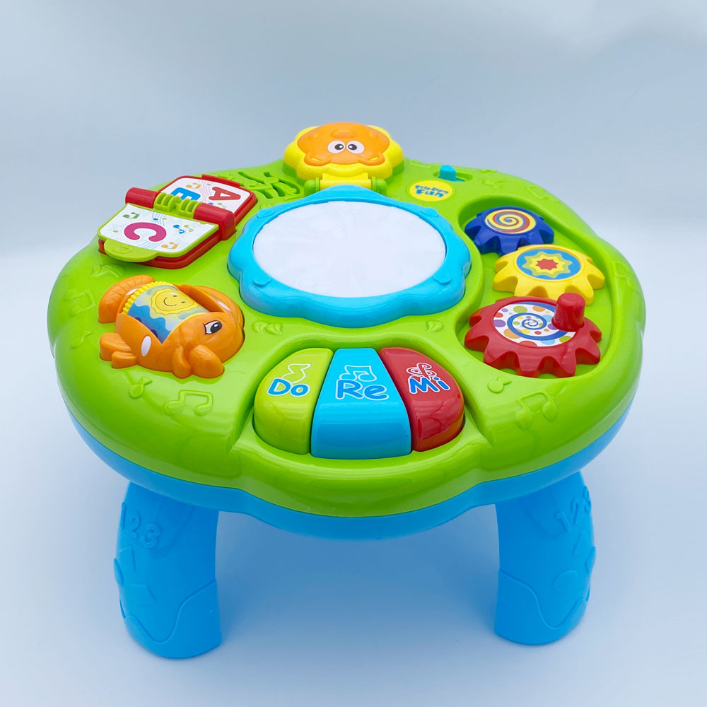 2 in 1 Musical Activity Game Baby Learning Preschool Educational Toys With Light