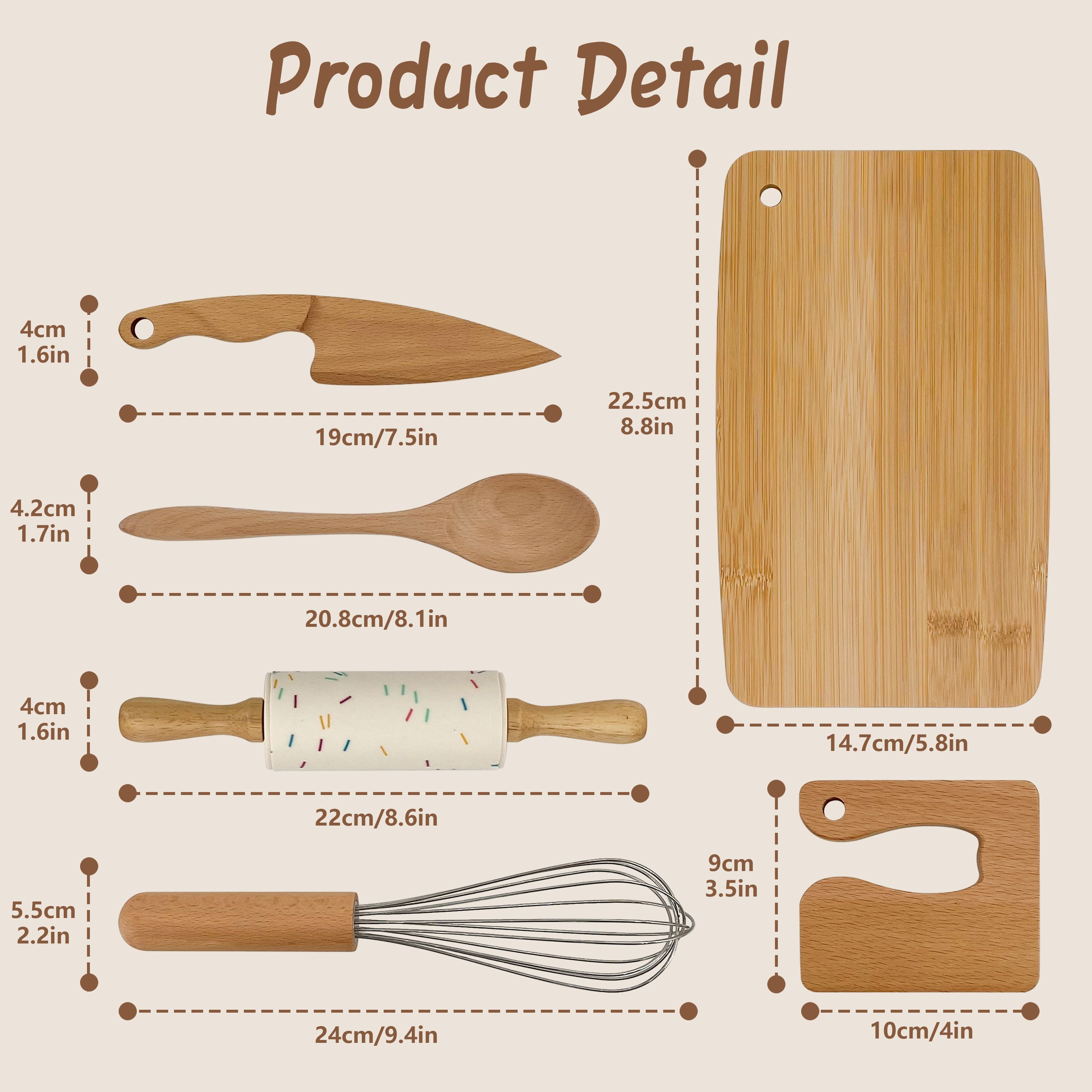 Early Educational Children Life Skill Learning Toy Wooden Baking Cookware Sets Kids Simulation Cooking Toy
