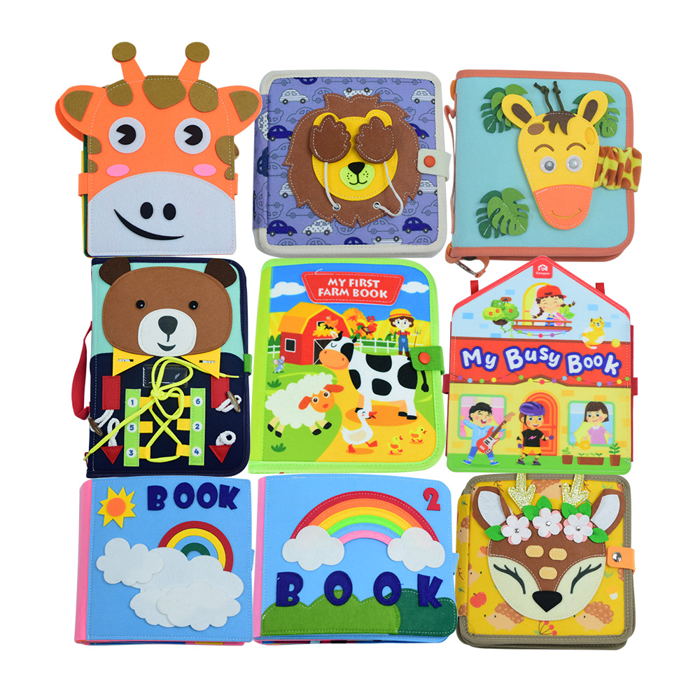 Montessori Toys Early Educational Baby Toys Customized Resources Teaching Early Education Montessori Toys Felt Busy Board