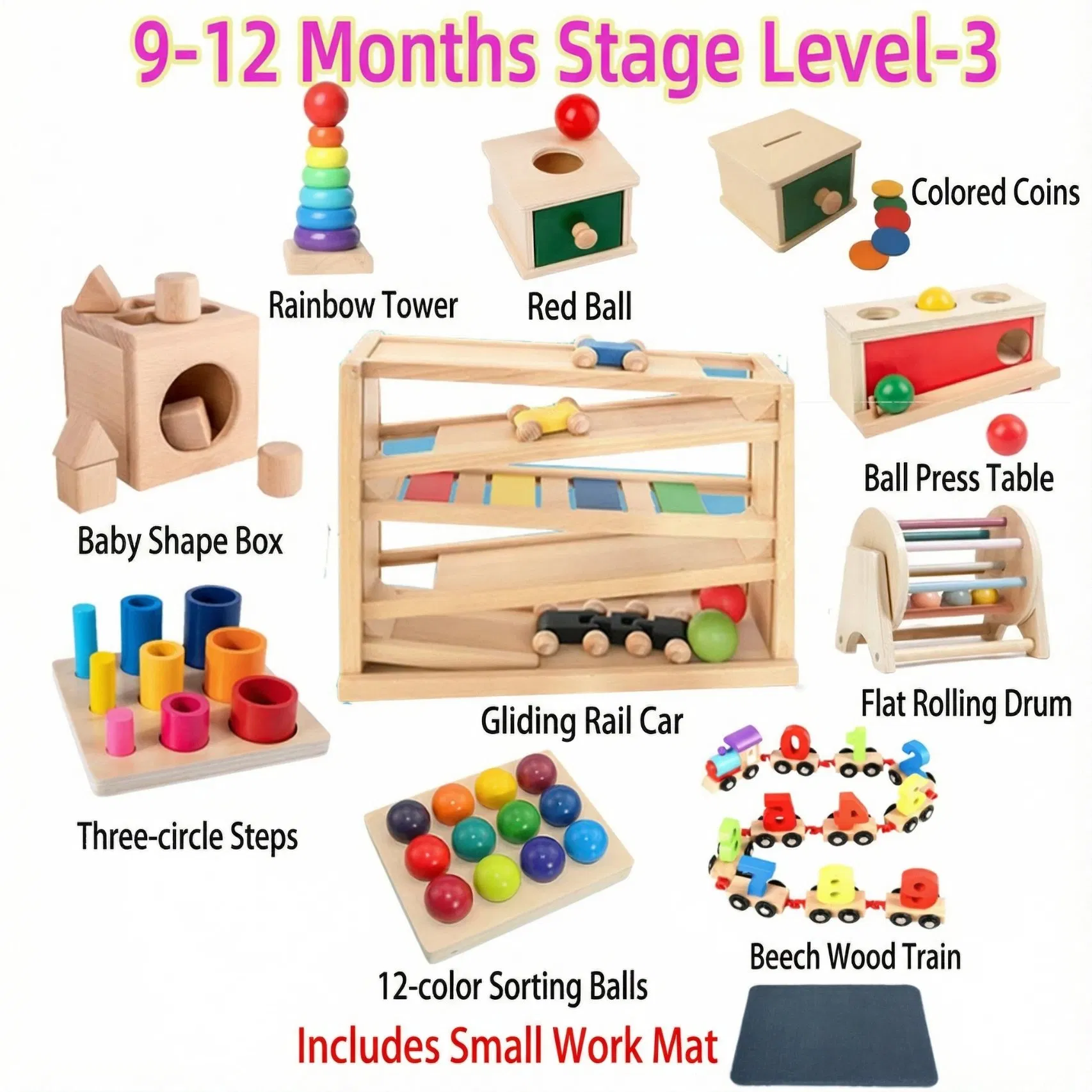 Wholesale Guangdong Popular Teaching Preschool Juguete Child Montessori Material Infant Kids Educational Learning Baby Sensory Children Juguetes Wooden Toys