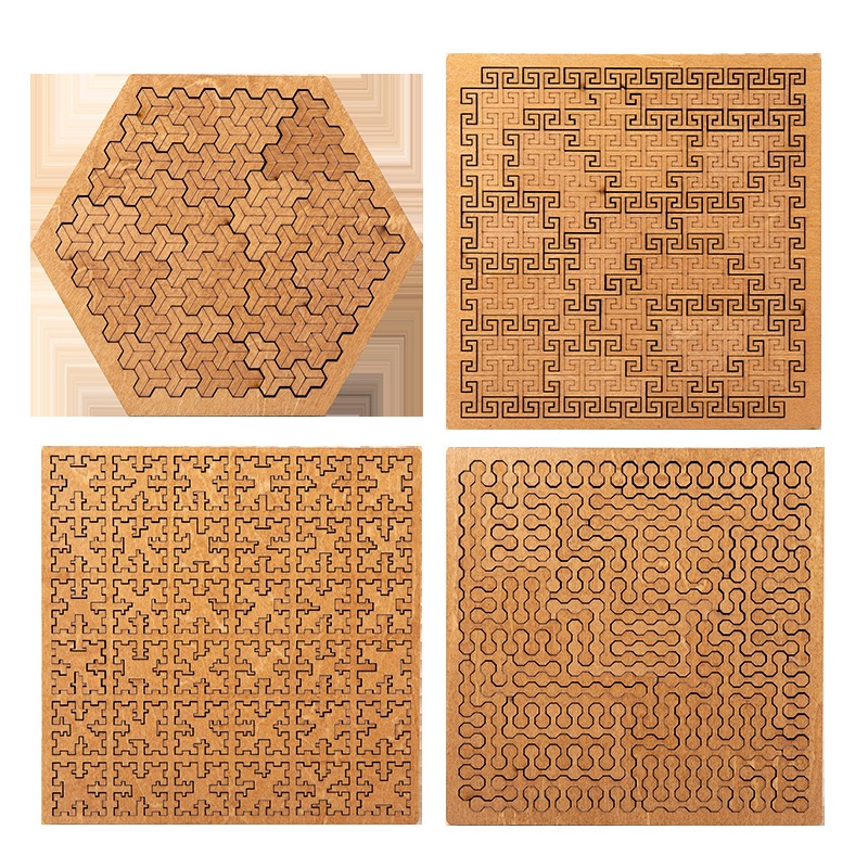 Stress Relieving Wooden Puzzle for Children and Adults Puzzle Section with Advanced Logical and Geometric Thinking Puzzle Toy