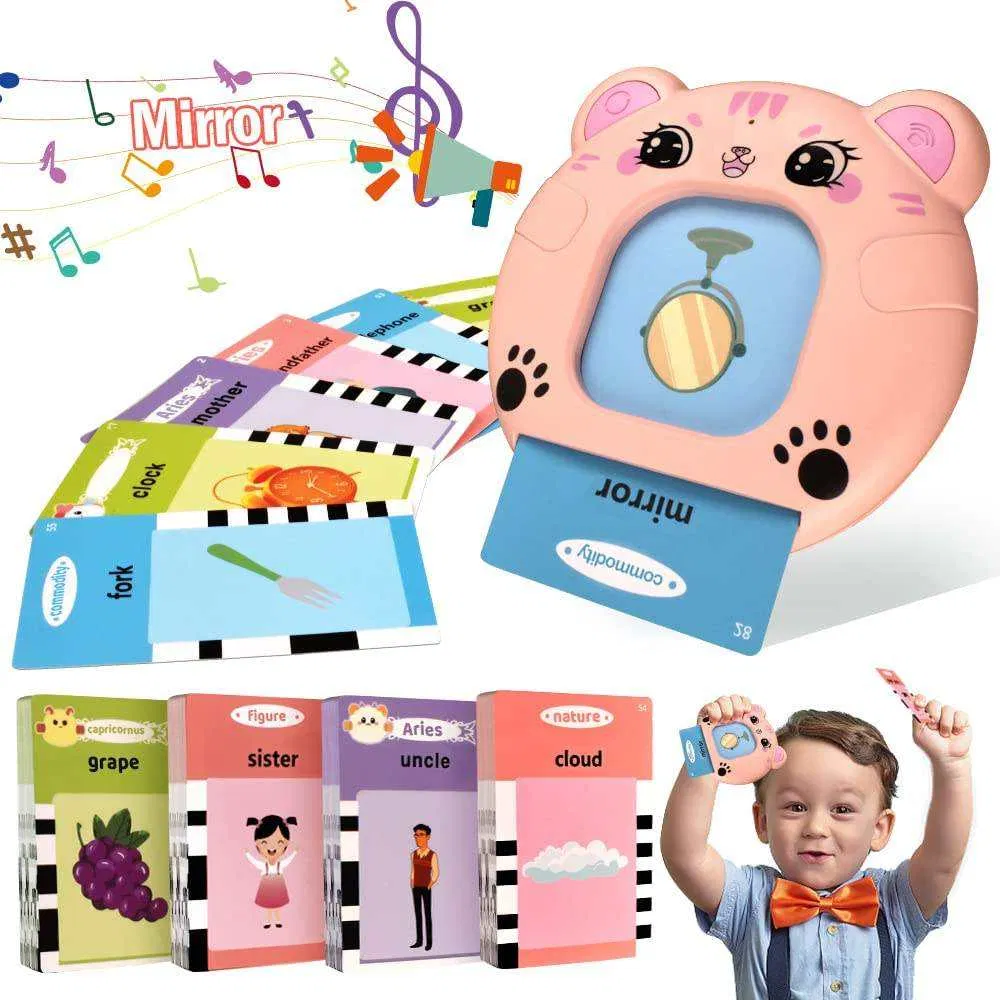 Toddler Flash Cards Learning Baby Flash Cards Learning Machine Educational Toys