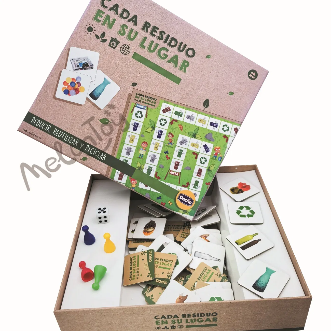 Strategy Board Games Educational Color Game Foldable Garbage Sorting Card Game