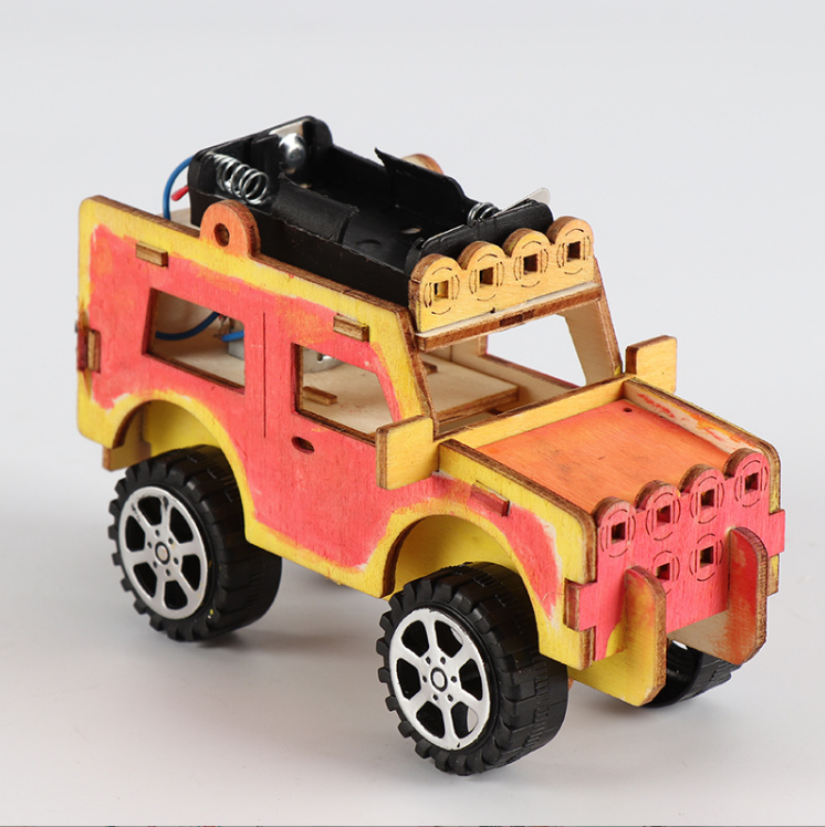 Experiment Game Learning Physics DIY Car Science Toys Kit Electric Vehicle Model
