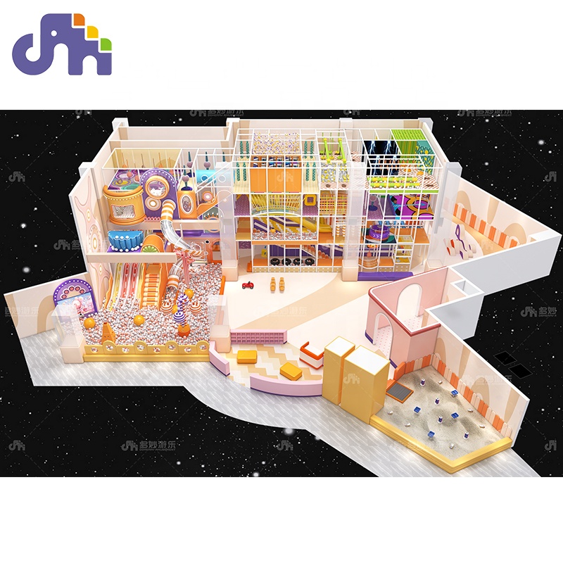 Domerry New Design Customized Commercial Kids Amusement Play Ground Children's Party Soft Play Set Equipment Indoor Playground