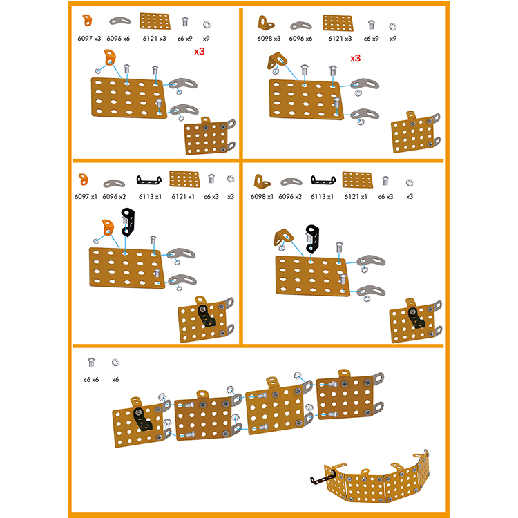 Stainless Steel Stem Educational Construction Toy Creative DIY Assembly Toy 292PCS Metal Moon Lander Building Toys Kit for Kids