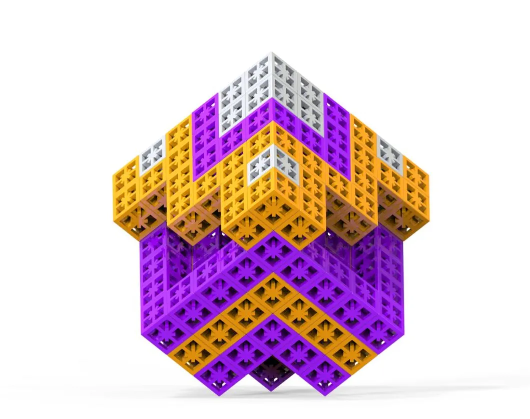 High Quality ABS Cube Building Block Toys for Kids Construction Creative Stem Toys