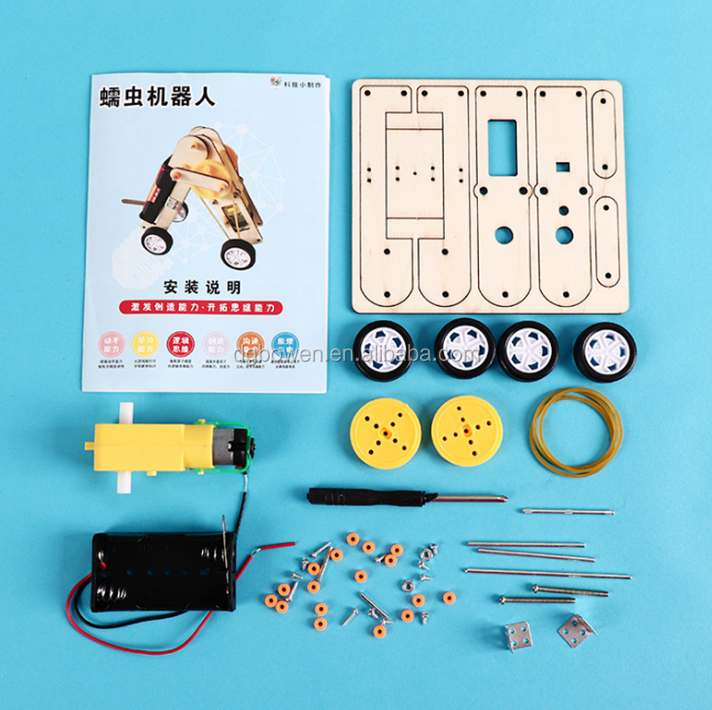 Kids DIY Electric Project Kits Robot Construction Sets Worm Educational Science Toys STEM School Boys Birthday Gift