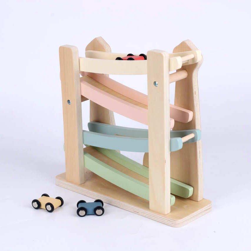 2025 New Arrival Wooden Islamic Car Ramp Toys Baby's Mini Car Ramp Early Learning Educational Toys