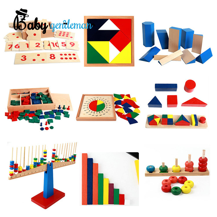 88 PCS Montessori Wooden Educational Toy Set Preschool Kids Learning Teaching Aids Kit with Multiple Sensory Materials Z12072f