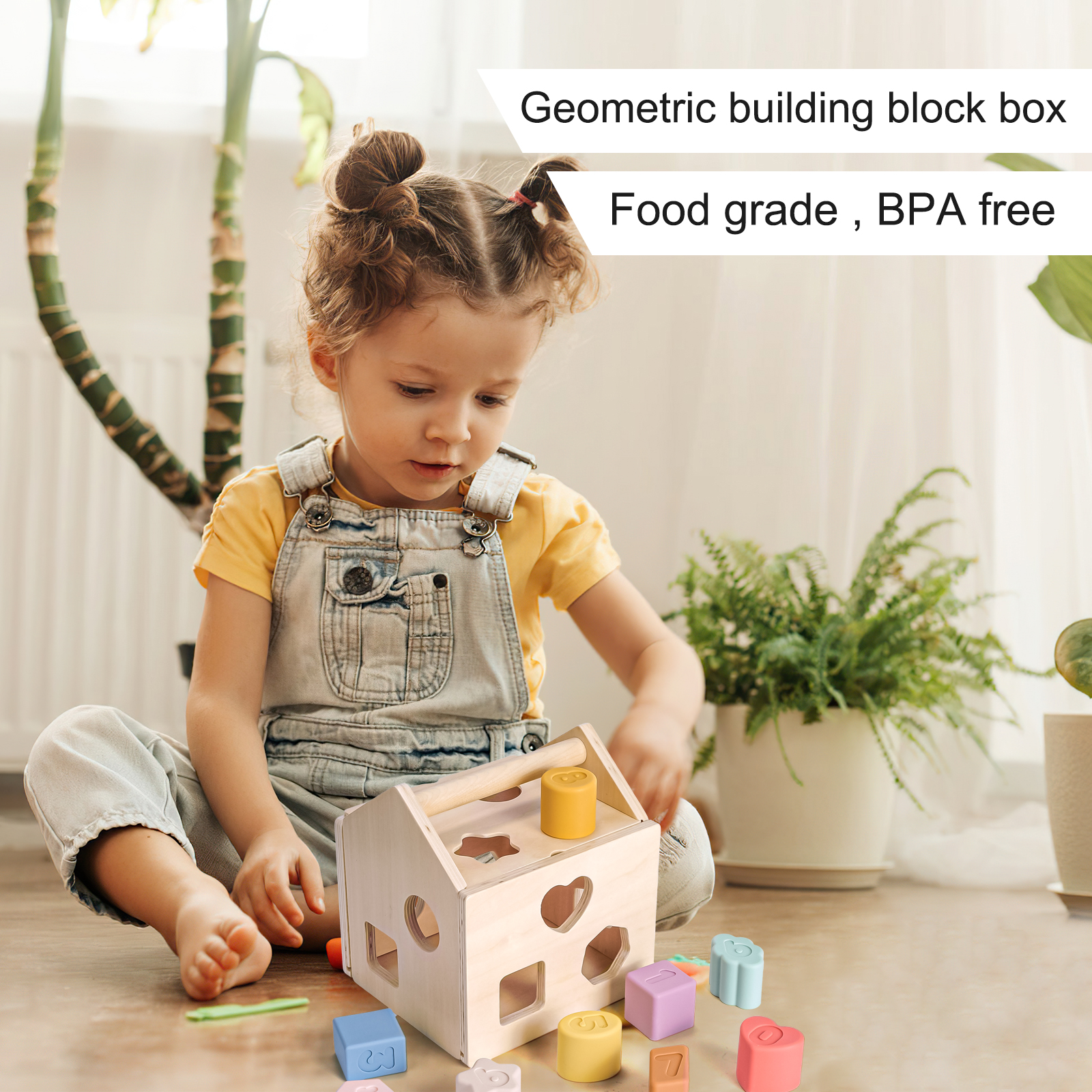 BPA Free Silicone and Wooden Toys Montessori Early Education Baby Toddler Educational Toys for Kids 2023