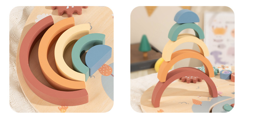 Montessori Educational Toys for Early Childhood Development: a Practice Board Designed for Children's Sensory Skills