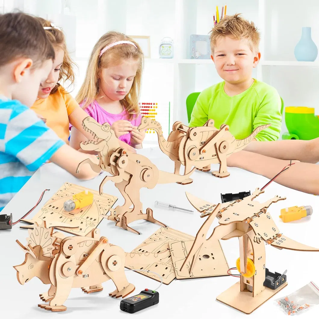 Educational Wooden Dinosaur Construction Toys