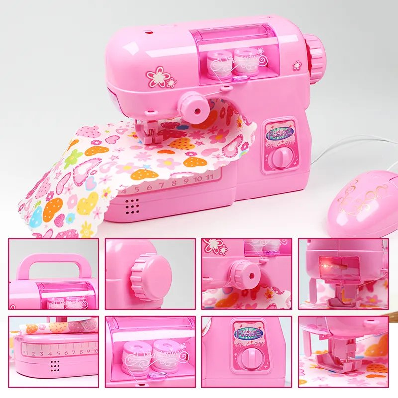Children Play House Set Mini Plastic Sewing Machine Toy