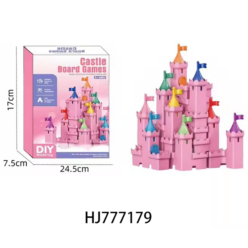 Kids Educational DIY Building Blocks Castle Toy Set Creative Plastic Construction Playset for Boys and Girls Age 3-8 Stem Toys