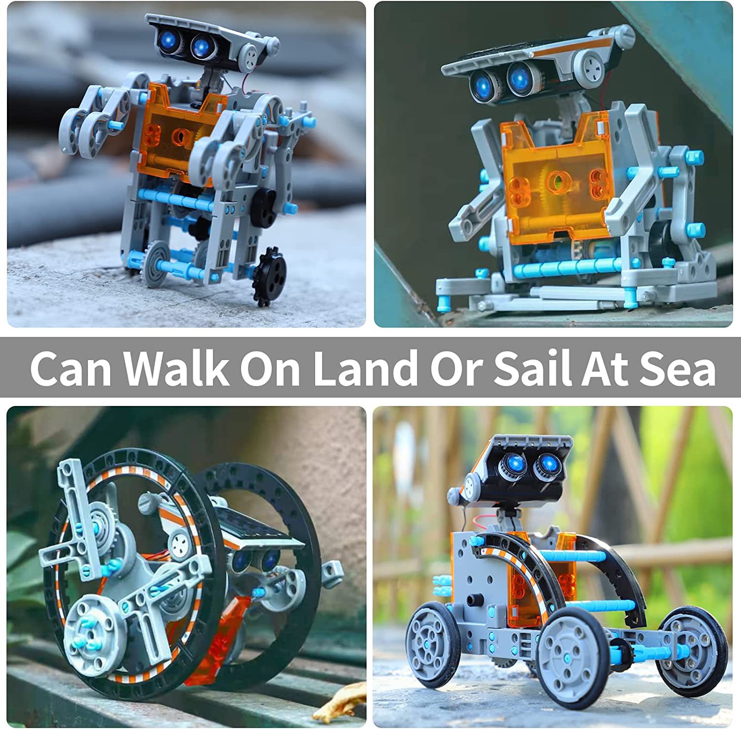 12-In-1 Solar Robot Kit