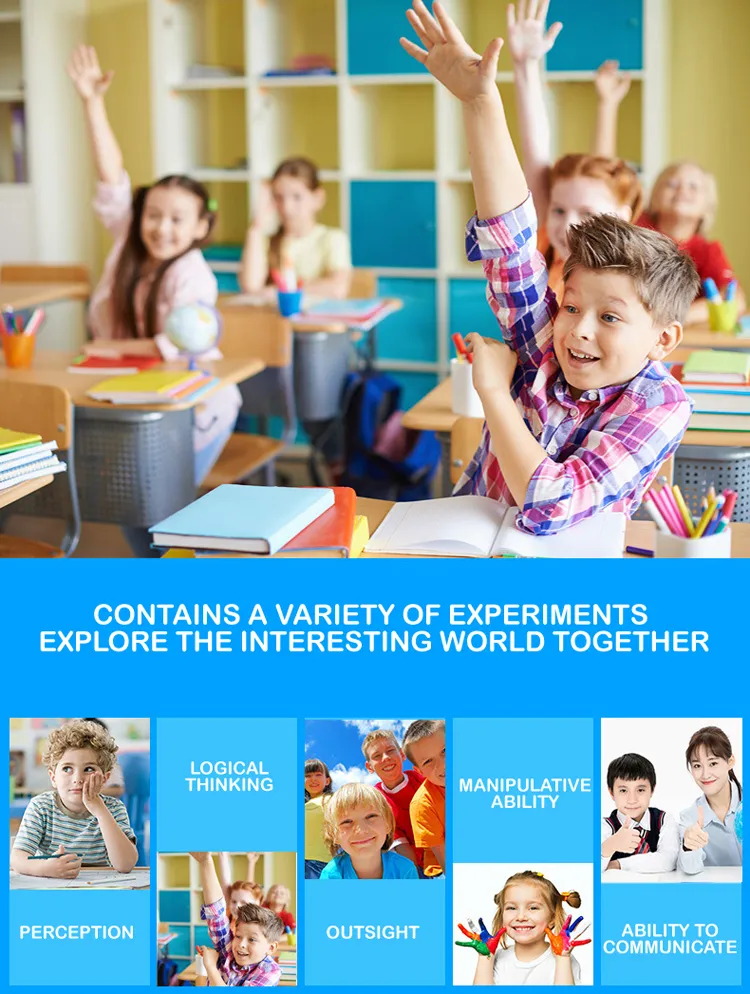 Stem Experiment Teaching Hands-on Ability Toy Kids Basic Circuit Electricity