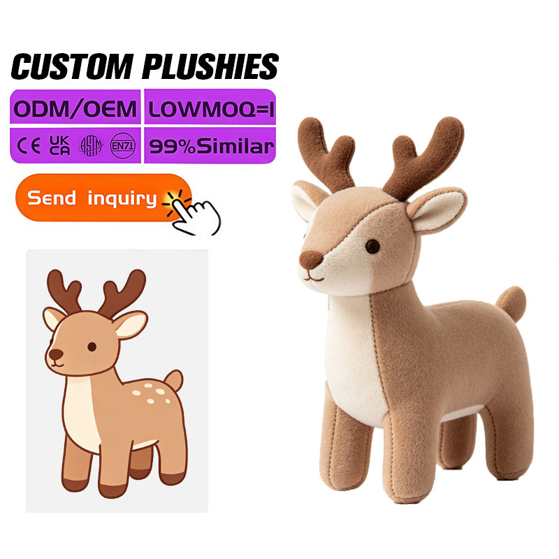 Customized Capybara Plush Toy PP Cotton Soft Safe Stuffed Animal for Toddler Sleep Aid Early Childhood Sensory Development