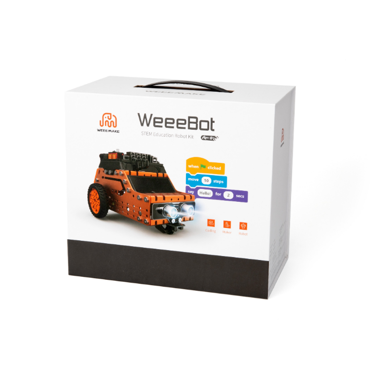 Weeebot 3-in-1 Stem Robot Kit Metal Remote Control Robot Dly Coding Programming Toy for Kids Education &Maker Boards