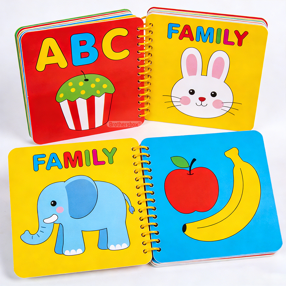 Biodegradable Eco-Friendly Early Learning Books Game Toy Kids Educational Toy Paper Busy Books