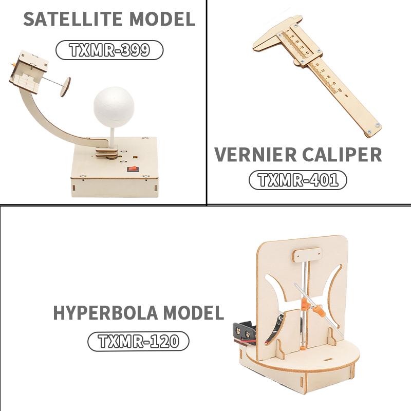 Diy Physics Engineering Teaching Aids Science Experiment Kit Wooden Educational Stem Toy for Primary School