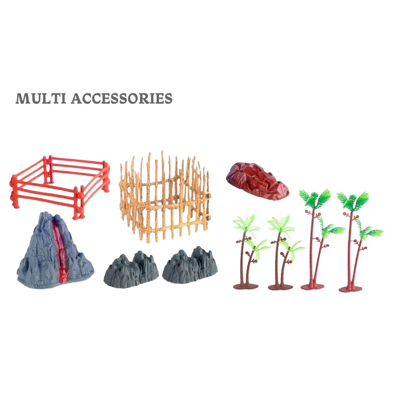 Kids Educational Interactive Deluxe Accessories Plastic Dinosaurios Figures Map Equipped Dinosaur Toys Play Set with Storage Box