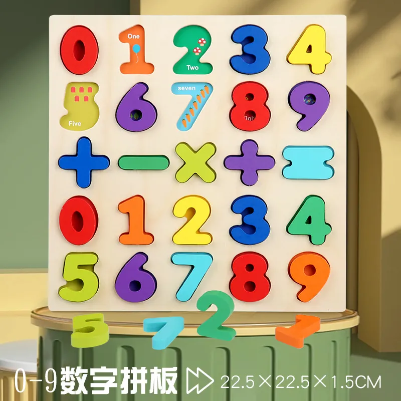 Wooden Educational Puzzle Set