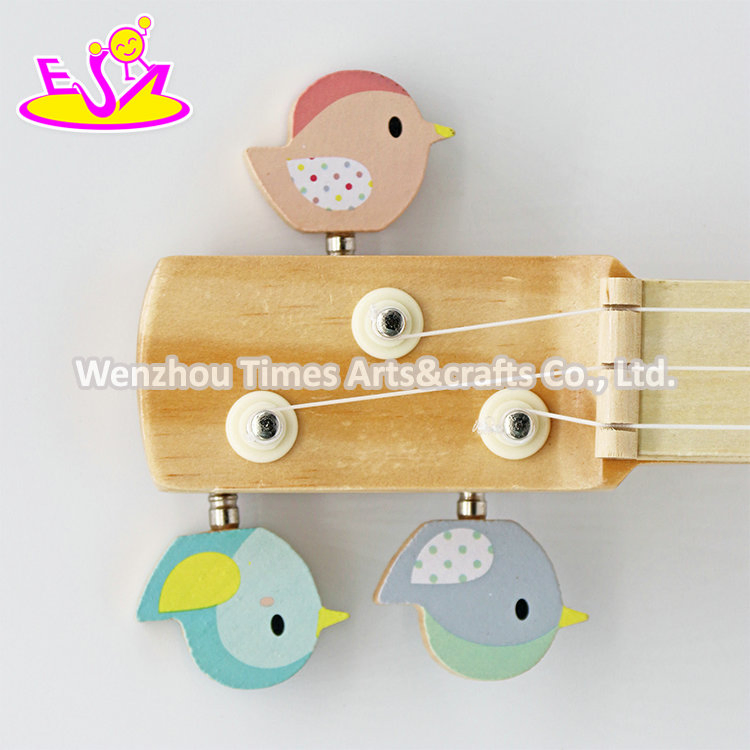 Hot Selling Early Learning Musical Instrument Wooden Guitar Toy for Kids W07h066