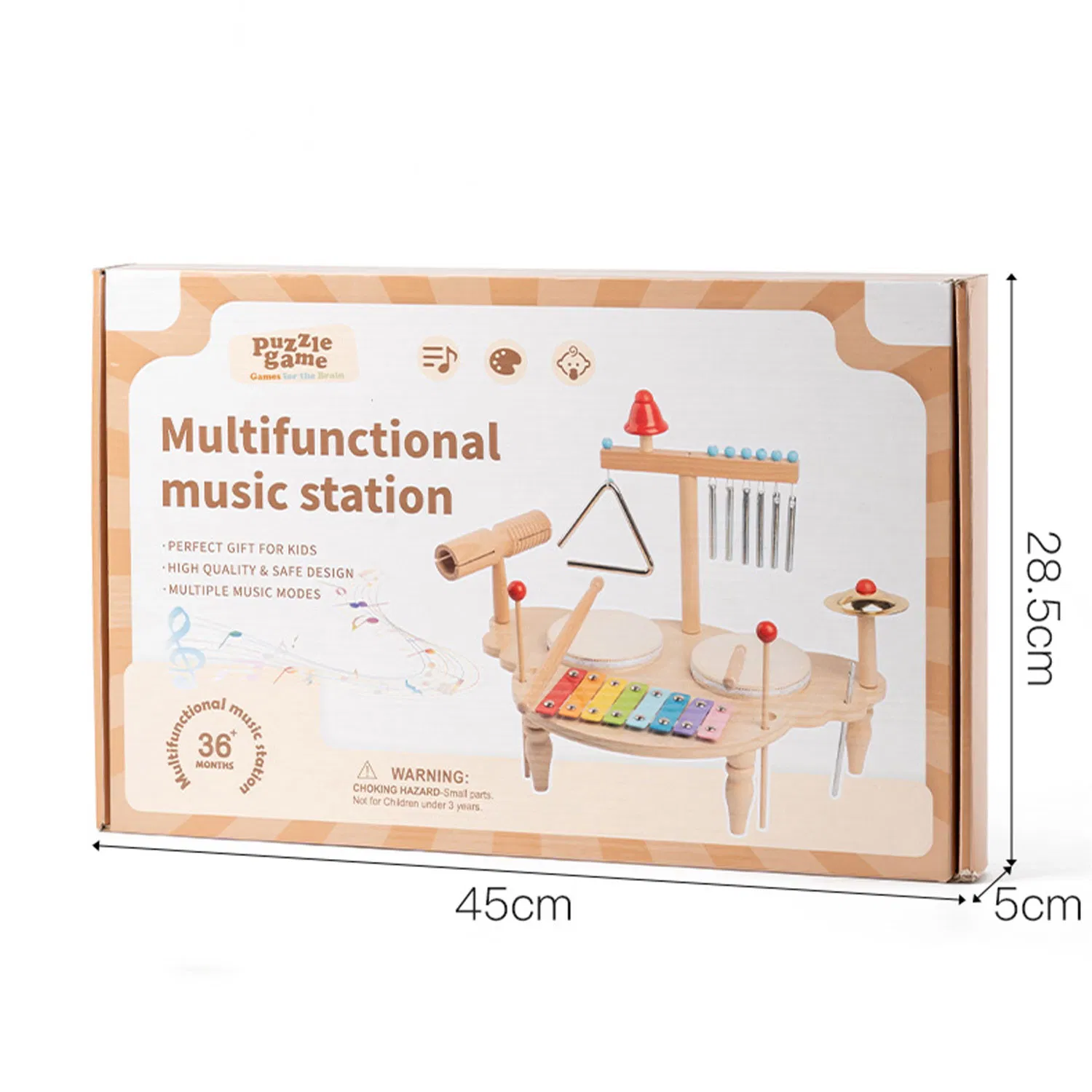 Wholesale Multifunctional Portable Piano Music Table Toy Hand Eye Coordination Early Educational for Kids