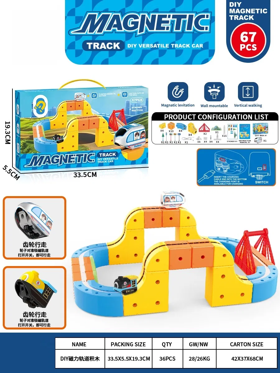 Building Block Rail Car