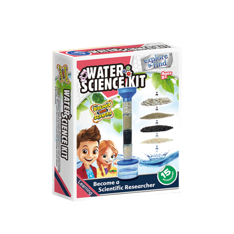 Unisex DIY Water Purification System Toy Educational Science Experiment Kit for Children