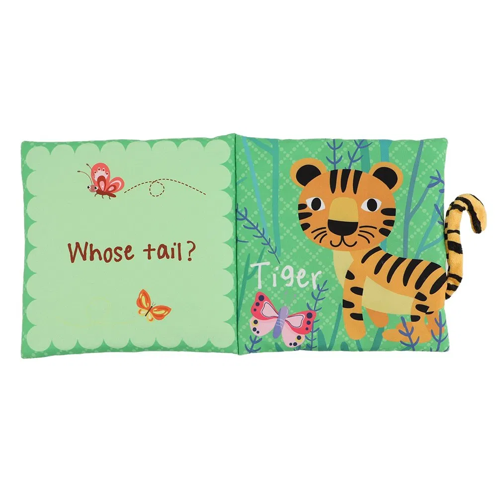 Customized 3D Soft Baby Cloth Busy Book Early Learning Educational My Quiet Cloth Book Toy