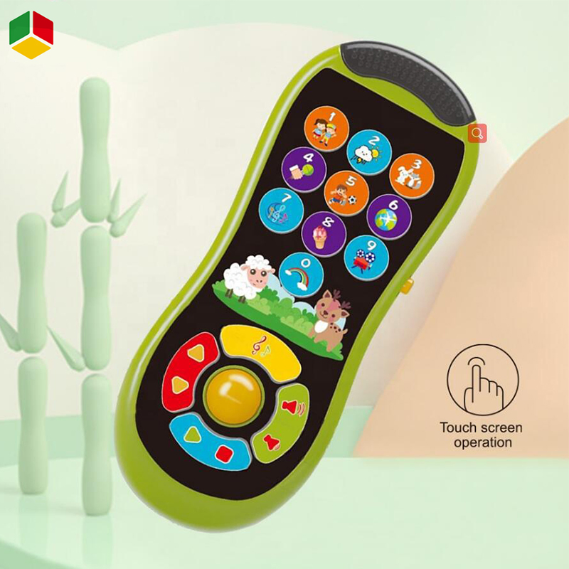 QS Educational Learning Mobile Phone Interactive Touch Screen Remote Control Baby Controller Musical Kid Toys