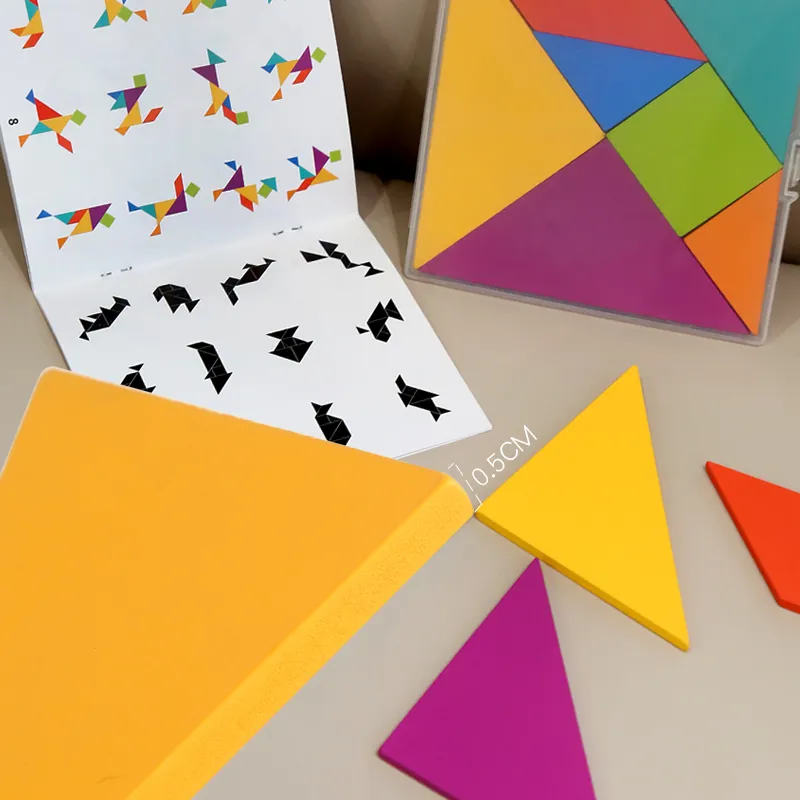 7-Piece Tangram Puzzle – Educational Toy for Kids’ Cognitive Development