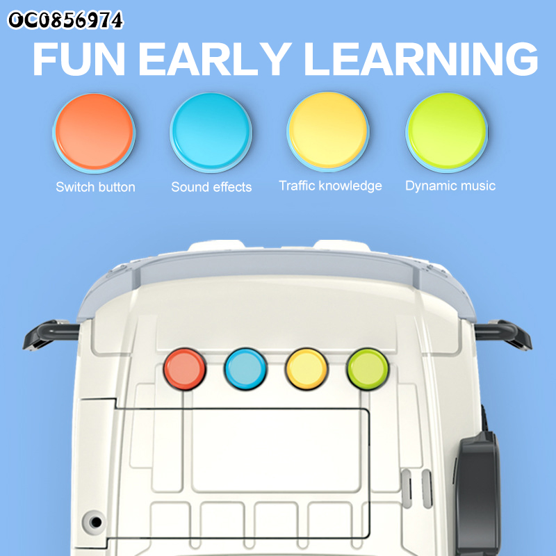 Engineering Truck Truck Crane Dump Truck Excavator Lighting Music Education Storytelling Gift Inertia Plastic Children Wholesale Toy Car