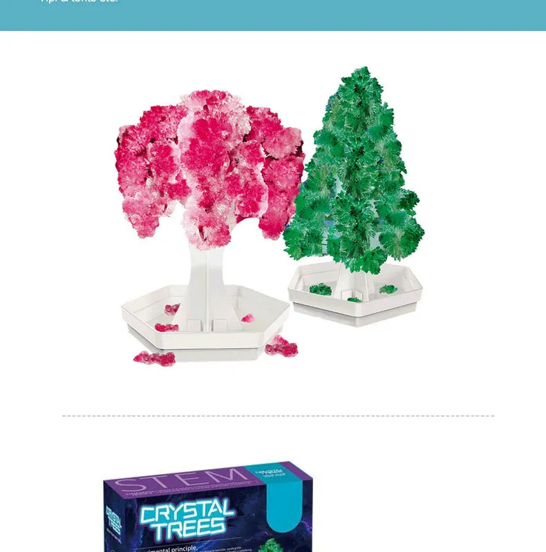 Learning Science Toy Magic Crystal Tree