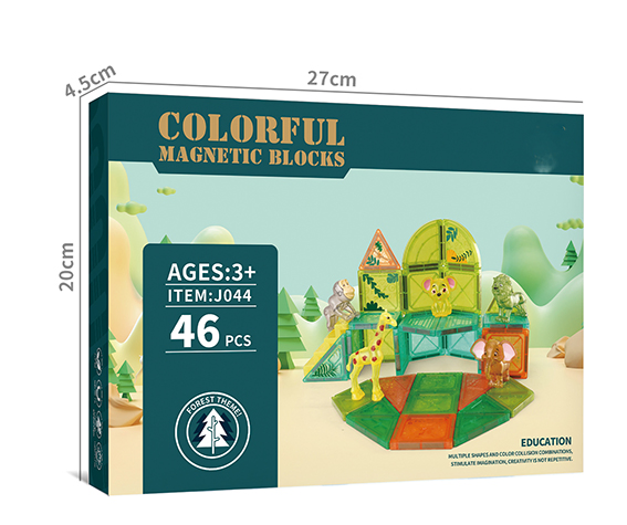 Picassotiles Magnetic Tiles 60PCS Kids Toys Classroom Sensory Toy for Toddlers Stem Learning Building Blocks