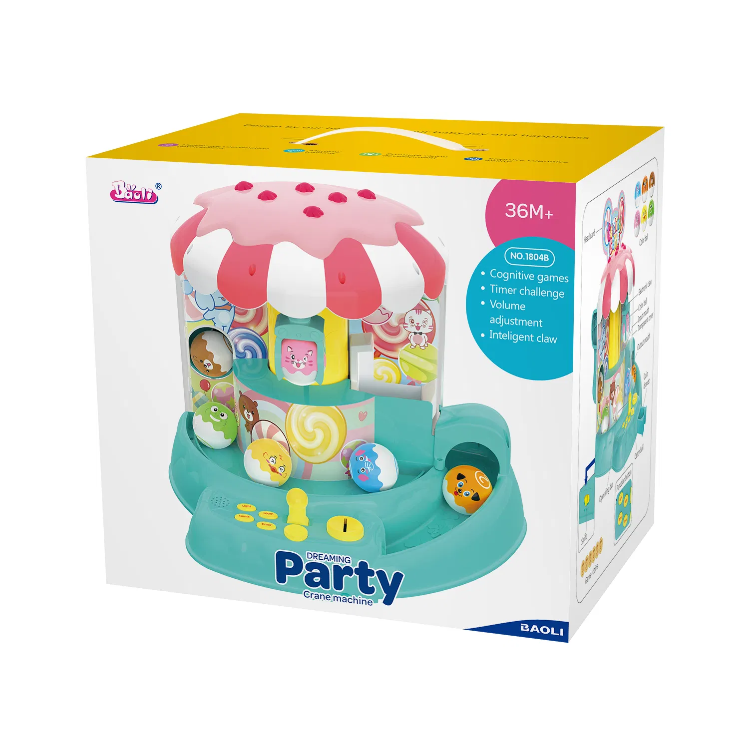 Interactive Claw Machine Toy for Kids: Musical Learning Fun