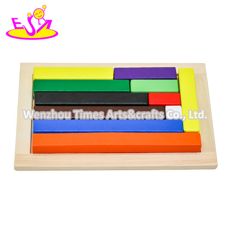 2021 Customize Colorful Wooden Block Building Set for Kids W14A257